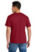 Gildan 75000 Mens Hammer Maxweight Short Sleeve Crewneck T-Shirt Cherry Red Model Back