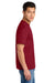 Gildan 75000 Mens Hammer Maxweight Short Sleeve Crewneck T-Shirt Cherry Red Model Side