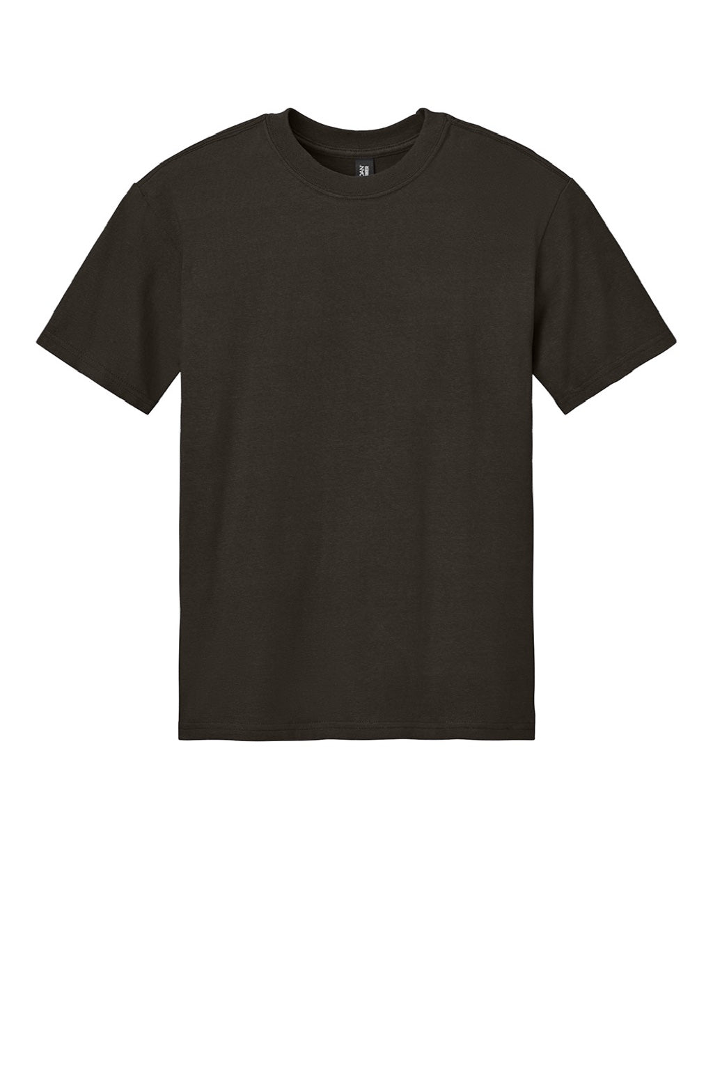 Gildan 75000 Mens Hammer Maxweight Short Sleeve Crewneck T-Shirt Dark Chocolate Brown Flat Front