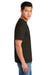 Gildan 75000 Mens Hammer Maxweight Short Sleeve Crewneck T-Shirt Dark Chocolate Brown Model Side