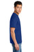 Gildan 75000 Mens Hammer Maxweight Short Sleeve Crewneck T-Shirt Deep Royal Blue Model Side