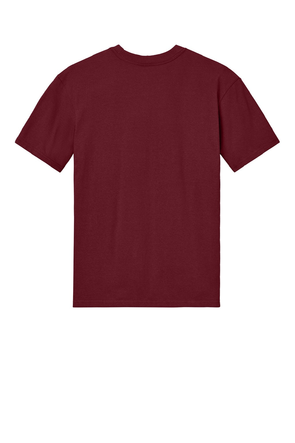 Gildan 75000 Mens Hammer Maxweight Short Sleeve Crewneck T-Shirt Garnet Red Flat Back