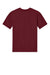 Gildan 75000 Mens Hammer Maxweight Short Sleeve Crewneck T-Shirt Garnet Red Flat Back
