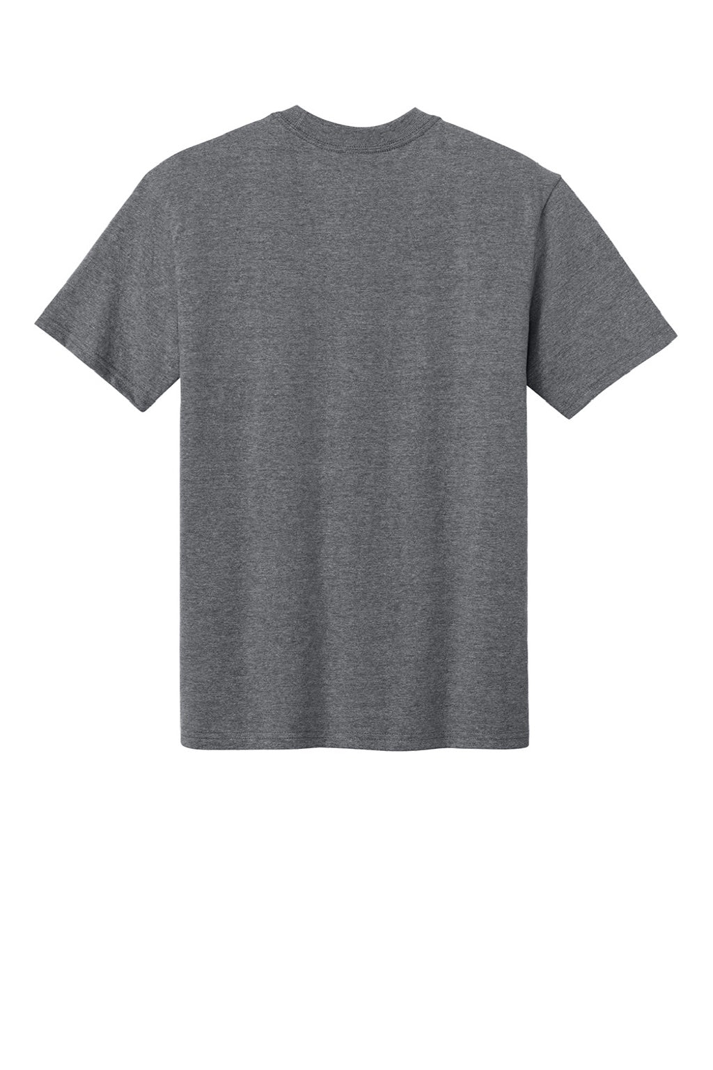 Gildan 75000 Mens Hammer Maxweight Short Sleeve Crewneck T-Shirt Heather Graphite Grey Flat Back