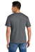 Gildan 75000 Mens Hammer Maxweight Short Sleeve Crewneck T-Shirt Heather Graphite Grey Model Back