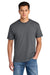 Gildan 75000 Mens Hammer Maxweight Short Sleeve Crewneck T-Shirt Heather Graphite Grey Model Front