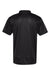 C2 Sport 5900 Mens Utility Moisture Wicking Short Sleeve Polo Shirt Black Flat Back