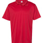 C2 Sport Mens Utility Moisture Wicking Short Sleeve Polo Shirt - Red