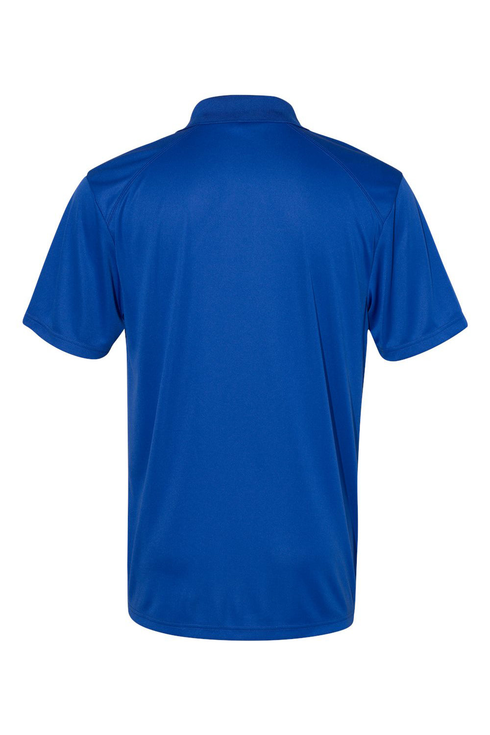 C2 Sport 5900 Mens Utility Moisture Wicking Short Sleeve Polo Shirt Royal Blue Flat Back