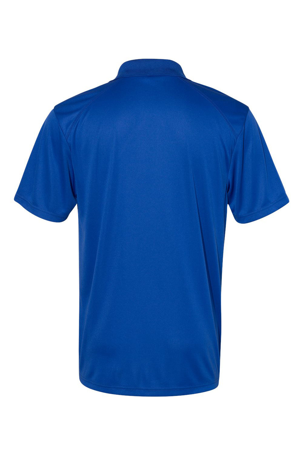 C2 Sport 5900 Mens Utility Moisture Wicking Short Sleeve Polo Shirt Royal Blue Flat Back