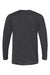 LAT 6918 Mens Fine Jersey Long Sleeve Crewneck T-Shirt Vintage Smoke Grey Flat Back