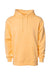 Independent Trading Co. IND4000 Mens Hooded Sweatshirt Hoodie Peach Flat Front