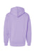 Independent Trading Company IND4000 Mens Hooded Sweatshirt Hoodie w/ Pouch Pocket Lavender Purple Flat Back