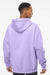 Independent Trading Company IND4000 Mens Hooded Sweatshirt Hoodie w/ Pouch Pocket Lavender Purple Model Back