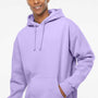 Independent Trading Company Mens Hooded Sweatshirt Hoodie w/ Pouch Pocket - Lavender Purple