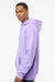 Independent Trading Company IND4000 Mens Hooded Sweatshirt Hoodie w/ Pouch Pocket Lavender Purple Model Side