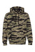 Independent Trading Company IND4000 Mens Hooded Sweatshirt Hoodie w/ Pouch Pocket Tiger Camo Flat Front