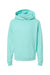 Independent Trading Company SS4001Y Youth Hooded Sweatshirt Hoodie w/ Pouch Pocket Mint Green Flat Front