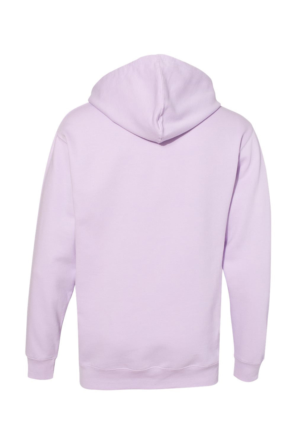 Independent Trading Company SS4500 Mens Hooded Sweatshirt Hoodie w/ Pouch Pocket Lavender Purple Flat Back
