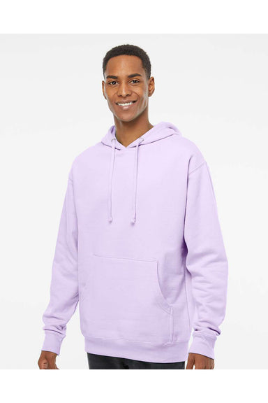 Independent Trading Co. SS4500 Mens Hooded Sweatshirt Hoodie Lavender Purple Model Front