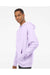 Independent Trading Co. SS4500 Mens Hooded Sweatshirt Hoodie Lavender Purple Model Side