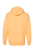 Independent Trading Company SS4500 Mens Hooded Sweatshirt Hoodie w/ Pouch Pocket Peach Flat Back