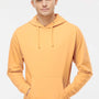 Independent Trading Company Mens Hooded Sweatshirt Hoodie w/ Pouch Pocket - Peach