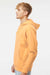 Independent Trading Company SS4500 Mens Hooded Sweatshirt Hoodie w/ Pouch Pocket Peach Model Side