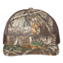 Richardson Hats Mens Printed Snapback Trucker Hat - Realtree Edge/Brown