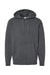 Augusta Sportswear 5414 Mens Fleece Hooded Sweatshirt Hoodie Heather Carbon Grey Flat Front