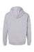 Bella + Canvas BC3729/3729 Mens Sponge Fleece Hooded Sweatshirt Hoodie w/ Pouch Pocket Heather Grey Flat Back