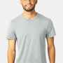 Alternative Mens Organic Short Sleeve Crewneck T-Shirt - Earth Grey - NEW