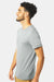 Alternative 6005 Mens Organic Short Sleeve Crewneck T-Shirt Earth Grey Model Side