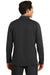 Nike 779795 Mens Dri-Fit Moisture Wicking 1/4 Zip Sweatshirt Black/Dark Grey/Red Model Back