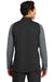 Nike 779795 Mens Dri-Fit Moisture Wicking 1/4 Zip Sweatshirt Black/Dark Grey Model Back