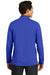 Nike 779795 Mens Dri-Fit Moisture Wicking 1/4 Zip Sweatshirt Royal Blue/Black Model Back