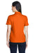 Core 365 78181 Womens Origin Performance Moisture Wicking Short Sleeve Polo Shirt Campus Orange Model Back