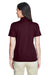 Core 365 78181 Womens Origin Performance Moisture Wicking Short Sleeve Polo Shirt Burgundy Model Back