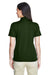 Core 365 78181 Womens Origin Performance Moisture Wicking Short Sleeve Polo Shirt Forest Green Model Back