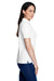 Core 365 78181 Womens Origin Performance Moisture Wicking Short Sleeve Polo Shirt White Model Side