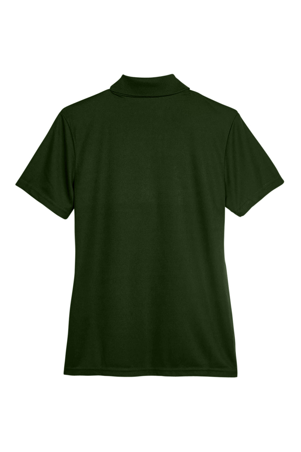 Core 365 78181 Womens Origin Performance Moisture Wicking Short Sleeve Polo Shirt Forest Green Flat Back