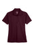 Core 365 78181 Womens Origin Performance Moisture Wicking Short Sleeve Polo Shirt Burgundy Flat Front