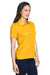 Core 365 78181 Womens Origin Performance Moisture Wicking Short Sleeve Polo Shirt Campus Gold Model 3q