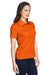 Core 365 78181 Womens Origin Performance Moisture Wicking Short Sleeve Polo Shirt Campus Orange Model 3q