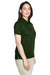 Core 365 78181 Womens Origin Performance Moisture Wicking Short Sleeve Polo Shirt Forest Green Model 3q