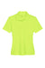 Core 365 78181P Womens Origin Performance Moisture Wicking Short Sleeve Polo Shirt w/ Pocket Safety Yellow Flat Front