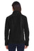 Core 365 78190 Womens Journey Pill Resistant Fleece Full Zip Jacket Black Model Back