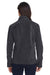 Core 365 78190 Womens Journey Pill Resistant Fleece Full Zip Jacket Heather Charcoal Grey Model Back