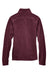 Core 365 78190 Womens Journey Pill Resistant Fleece Full Zip Jacket Burgundy Flat Back