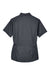 Core 365 78194 Womens Optimum UV Protection Short Sleeve Button Down Shirt Carbon Grey Flat Back